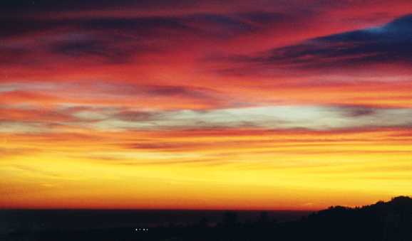 Red sky