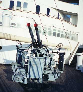 Twin anti-aircraft gun